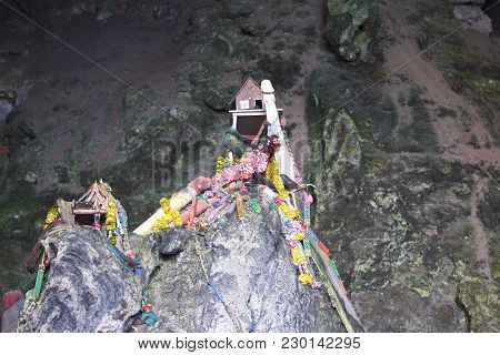Wooden Lingams Offerings Princess Phra Nang Cave, Railay Peninsula, Krabi, Thailand