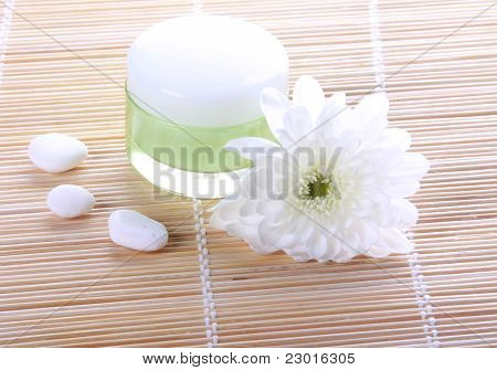 Cream And Flower
