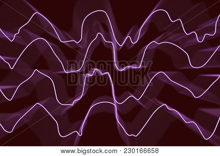 Eeg Electroencephalogram, Brain Wave In Deep Sleep, 3d Illustration