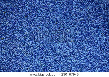 Blue Stone Texture Floor. Rought Grey Rock Background