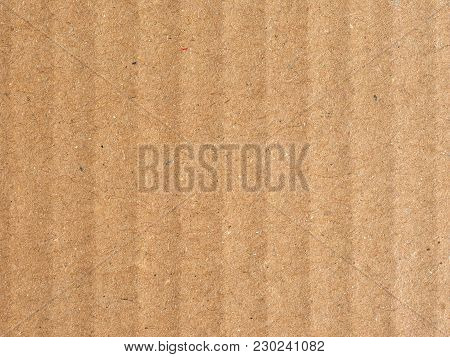 Brown Corrugated Cardboard Texture Background