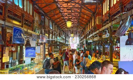Indoor Of Market Of San Miguel (spanish: Mercado De San Miguel)