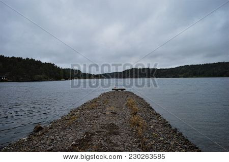 Little Fjord In South Sweden During Summer