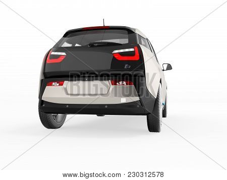 Modern Electric Behind White Background 3d Render On White Background No Shadow