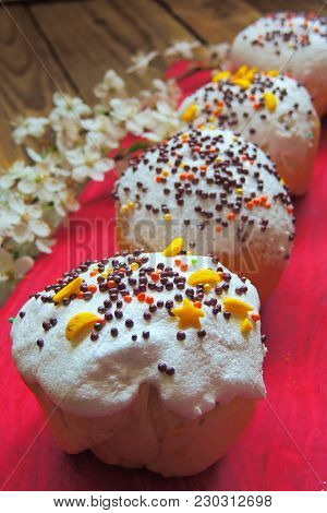 Easter Cupcakes And A Cherry Twig