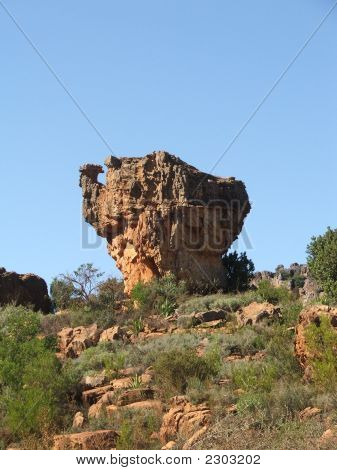 Rock Formations In The Cedar Berg