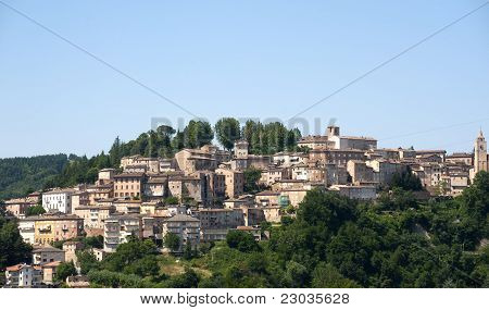 Amandola (fermo, Marche, Italien) - gamle bydel