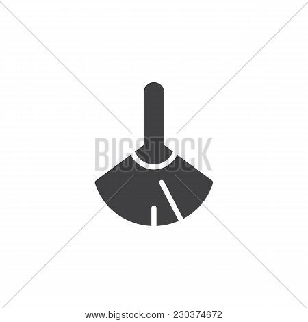 Feather Duster Vector Icon. Filled Flat Sign For Mobile Concept And Web Design. Dust Cleaning Simple