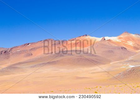 Bolivian Landscape, Salvador Dali Desert View. Beautiful Bolivia