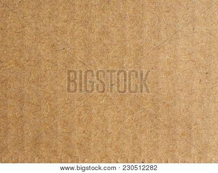 Brown Corrugated Cardboard Texture Background