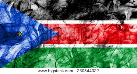South Sudan Smoke Flag, South Sudan Flag