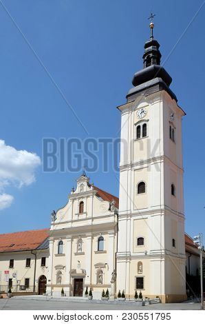 CAKOVEC, CROATIA - JULY 02: Parish Church of Saint Nicholas in Cakovec, Croatia, on July 02, 2016.