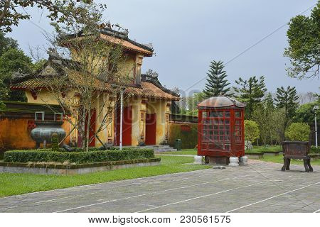 The Grounds In The To Mieu Temple In The Imperial City, Hue, Vietnam