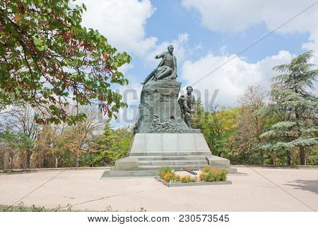 Sevastopol, Crimea, Russia- August 13, 2012: Monument To The Hero Of The Crimean War Of 1853-1856 Ad