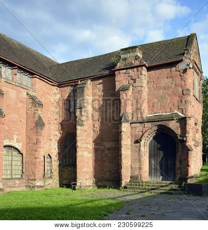 Whitefriars Carmelite Friary, Coventry
Red Sandstone Building Built 1342