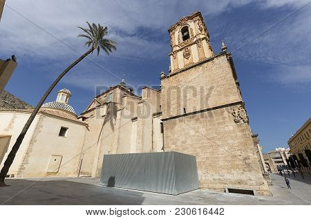 Exterior Facade Of The Santo Domingo Convent Of Orihuela.