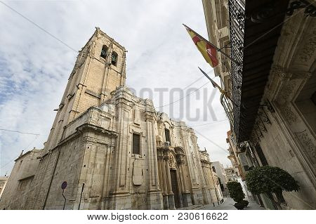 Church Of The Santas Justa Y Rufina In Orihuela, Province Of Alicante, Spain.
