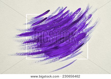 Art Logo Brush Painted Watercolor On Paper Abstract Background Design Illustration Acrylic Stroke Ov
