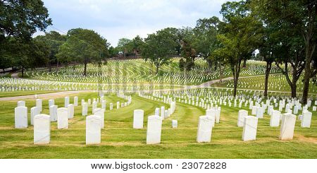 Rivin veteraanien hautakivien National Cemetery Marietta, GA