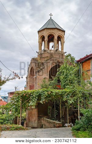 Betlemi Church Stands On A Hillside In The Center Of Tbilisi, Georgia