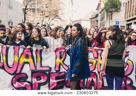 Students Celebrating The International Wome's Day