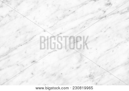 White Carrara Marble Natural Light For Bathroom Or Kitchen White Countertop. High Resolution Texture