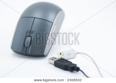 USB-kontakter och mus