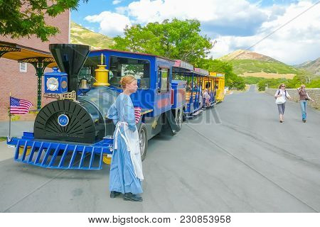 Salt Lake City August 2007 In Summer In This Heritage Park Tourists Can Relive The Atmosphere Of The
