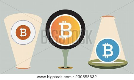 Bitcoin Digital Money Business Concept