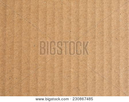 Brown Corrugated Cardboard Texture Background
