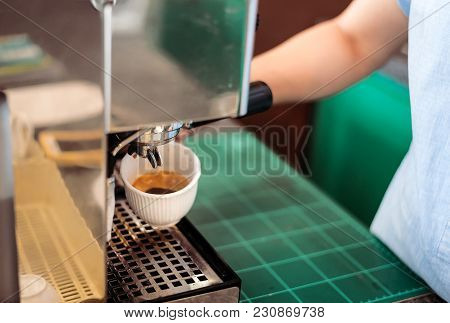 Coffee Machine In Coffee Shop ,vintage Filer