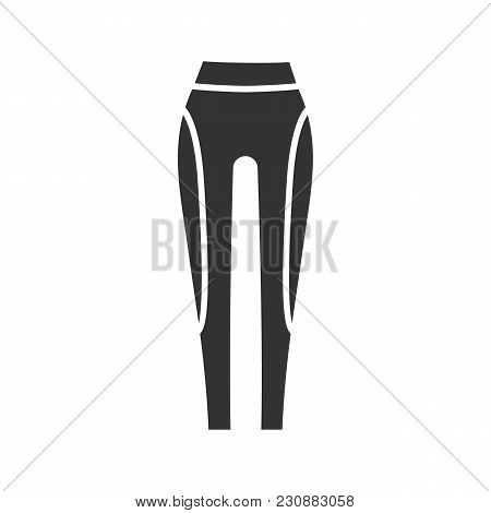 Women's Sports Pants Glyph Icon