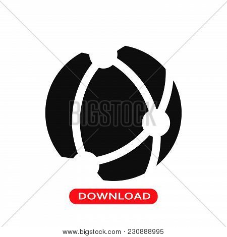 Network Connection Icon Vector In Modern Flat Style For Web, Graphic And Mobile Design. Network Conn