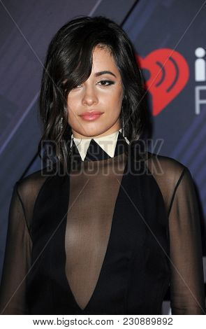 Camila Cabello at the 2018 iHeartRadio Music Awards held at the Forum in Inglewood, USA on March 11, 2018.