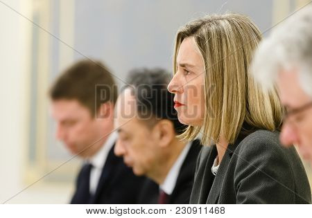 Federica Mogherini In Ukraine