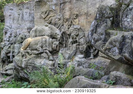 Kuks Forest Sculptures, Czech Republic, August 26, 2016