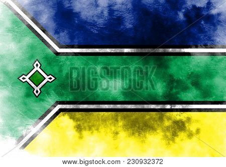 Amapa Grunge Flag, Region Of Brazil, Amapa Flag