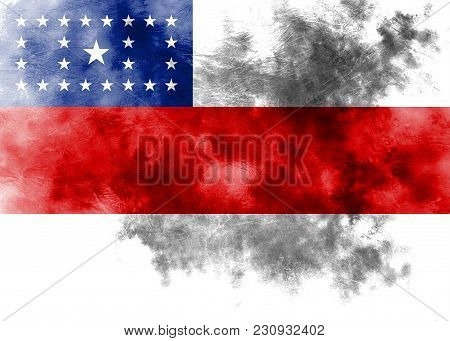 Amazonas Grunge Flag, State Of Brazil, Amazonas Flag
