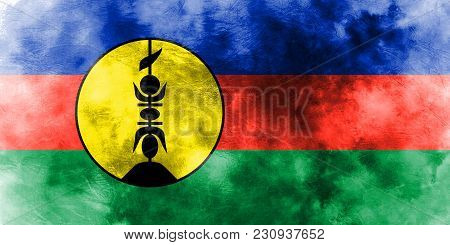 Flnks Grunge Flag, New Caledonia, Flnks Flag