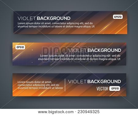 Abstract Banner Design. Vector. Disco Nighclub Disco Dj. Cosmic Hud Sci-fi Interface. Science News S
