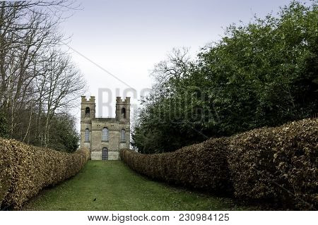 Esher, Surrey, Uk - March 11: Picture Of Belvedere Tower On March 11, 2018 In Esher, Surrey, United 