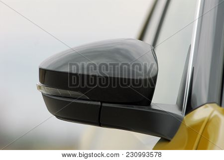 Car Rear-view Mirror With Blinker, Exterior Detail