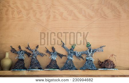 Sufi Dervish Figurine Model In Small Size In View