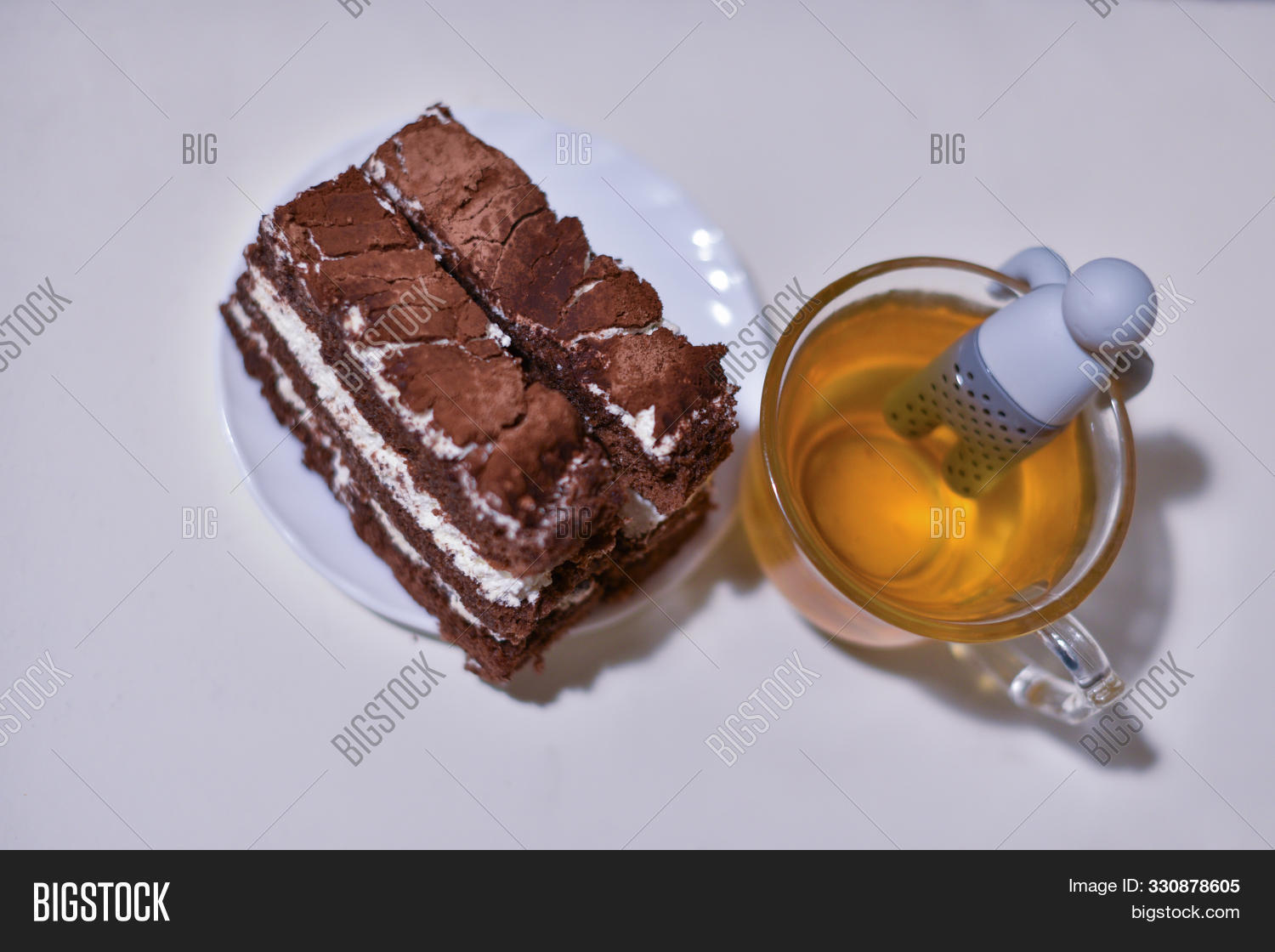 Simple Tea Cup Green Image Photo Free Trial Bigstock