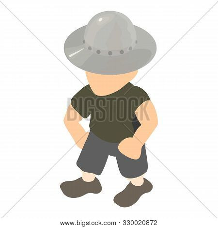 Medieval Hero Icon. Isometric Illustration Of Medieval Hero Vector Icon For Web