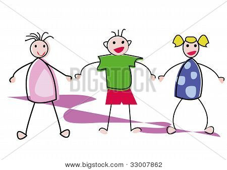 Image vectorielle de Children.eps
