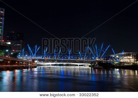 Ponte di Kurilpa a notte - Brisbane - Australia