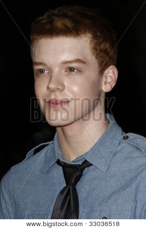 LOS ANGELES - 20 de outubro: Cameron Monaghan na 'Em tempo' estréia no Teatro da vila de regência sobre O