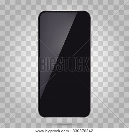 Smart Phone Vector Drawing Isolated Transparent Background