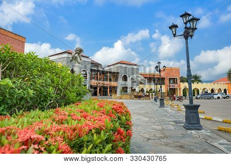 Prachin Buri, Thailand - October 03, 2019: Beautiful Scenery Of The Verona At Tublan In Prachin Buri